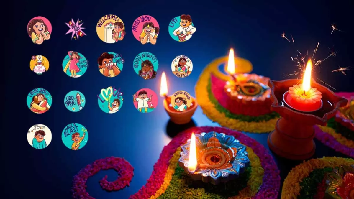 WhatsApp Diwali Stickers Download and Send