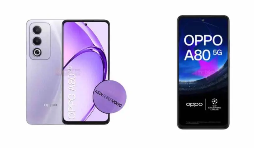 Oppo A80 5G Global Launch Soon Price Full Specifications Leaked