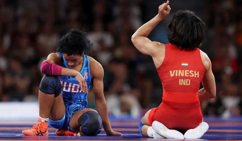 Vinesh Phogat Beat Yusneylis Guzman Lopez In Semifinal And Through To Paris Olympics 2024 Finals