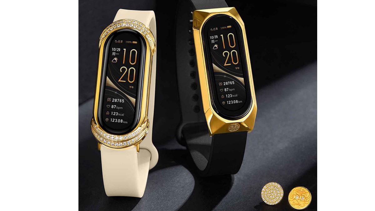 Xiaomi Mi Band 6 Gold Frame Buckle Launched