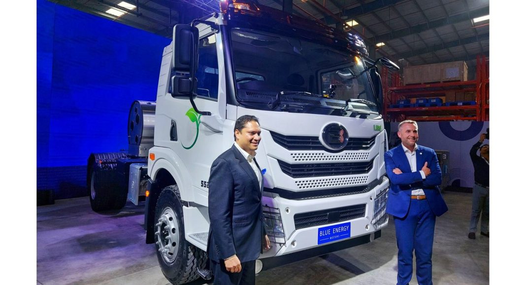 Blue Energy Motors launches India's first LNG Fuelled Green Truck