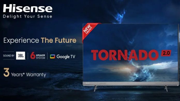 Hisense U7H series Tornado 2 0 A7H TV launched in India