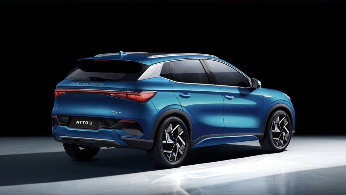 BYD Atto 3 Electric SUV India launch date October 11