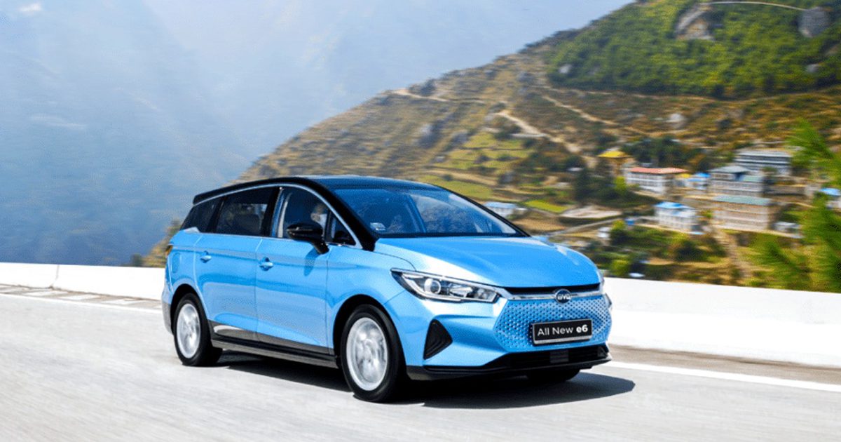 BYD e6 Electric MPV Launched