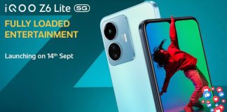 iQOO Z6 Lite 5G launch in India Date September 14