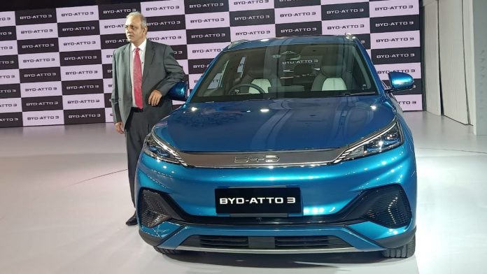 BYD Atto 3 Electric SUV debuts in India