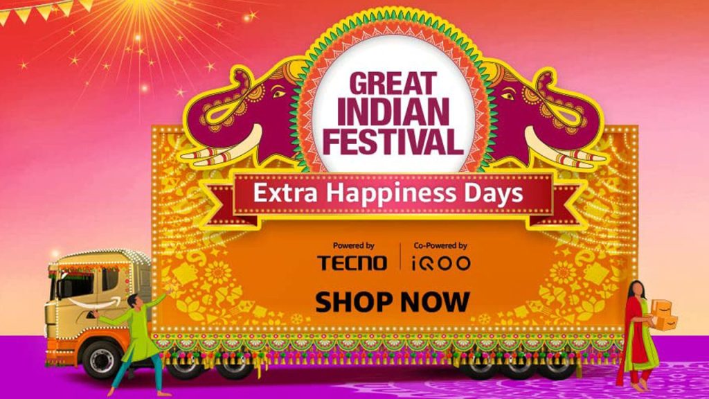 Amazon Great Indian Festival extra happiness daya offers on smartphones