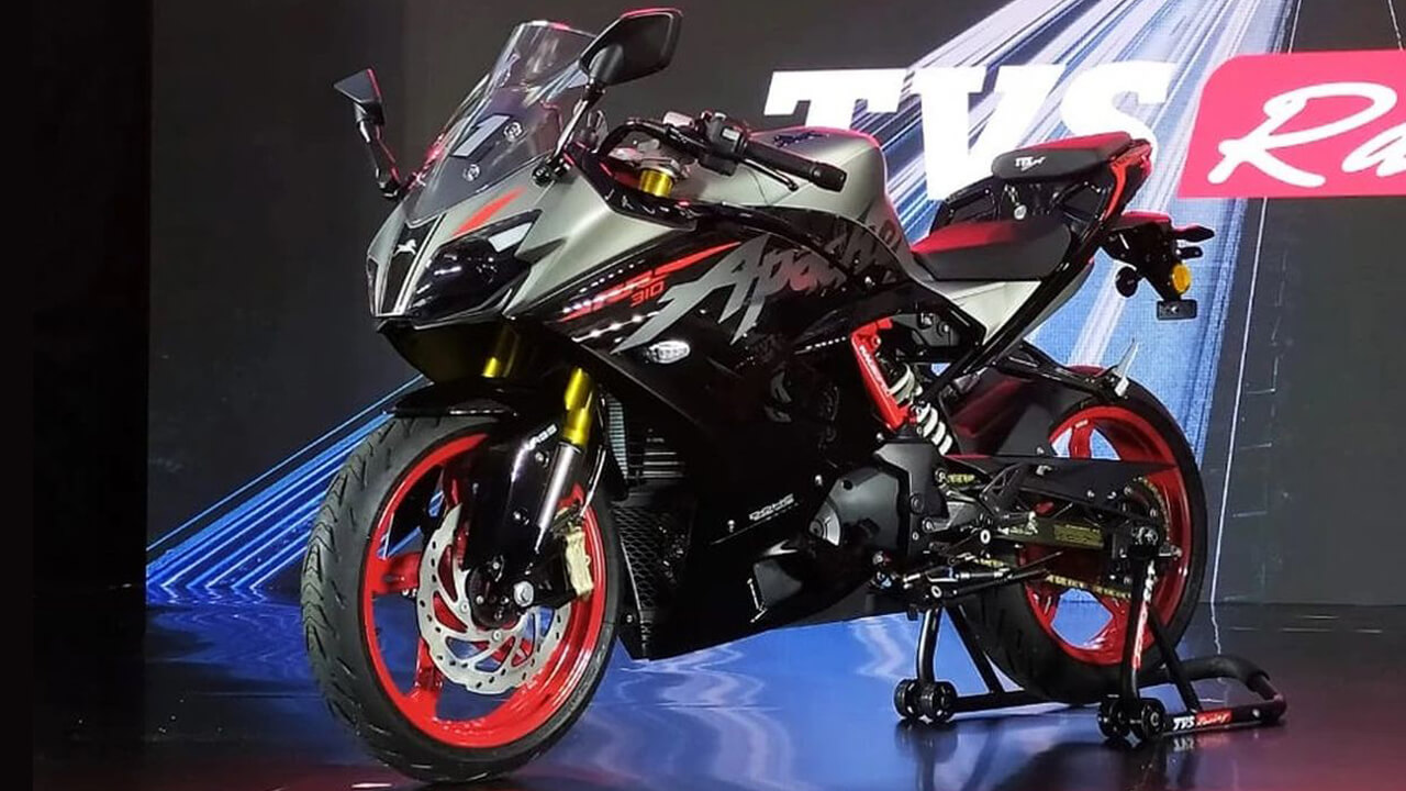 TVS launched Apache RR 310 Sports Bike in Singapore