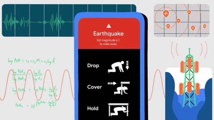 App can sends alert before Earthquake