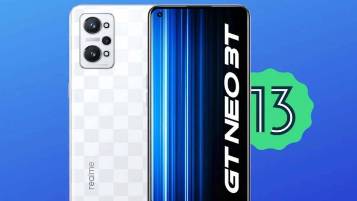Realme GT Neo 3T Android 13 Open Beta Update