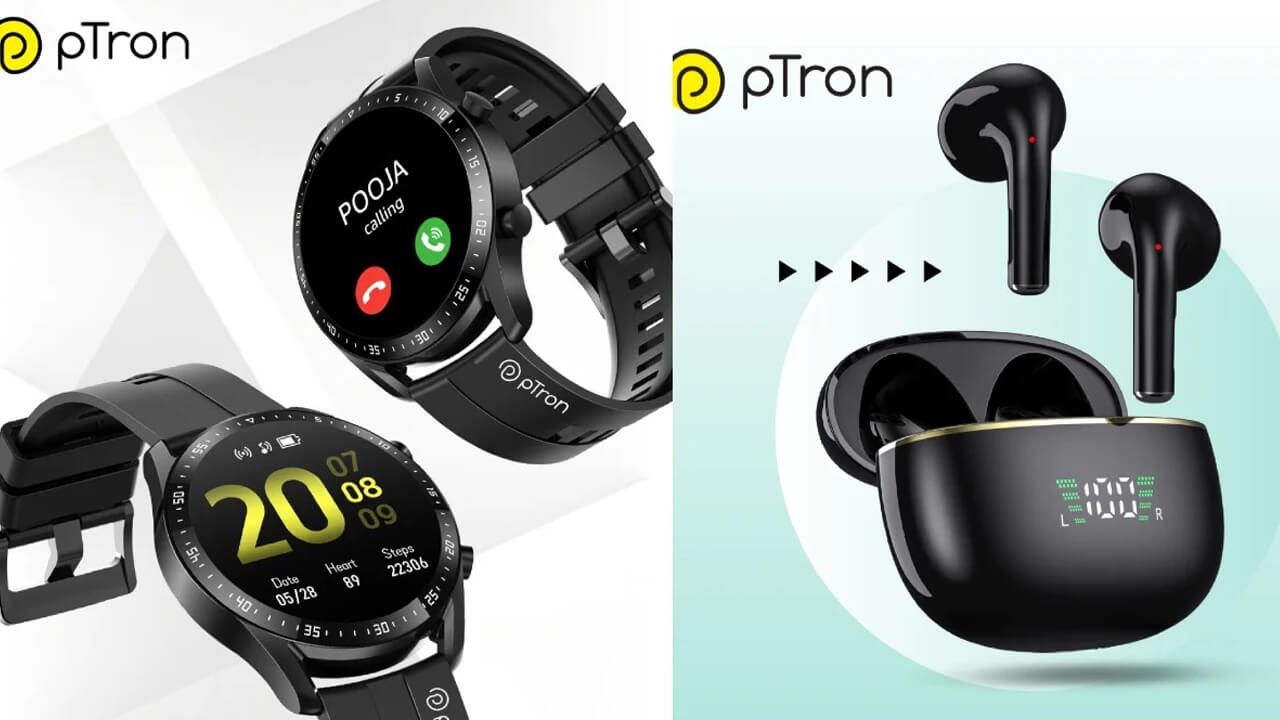 pTron Force X11P Smartwatch Launched in India