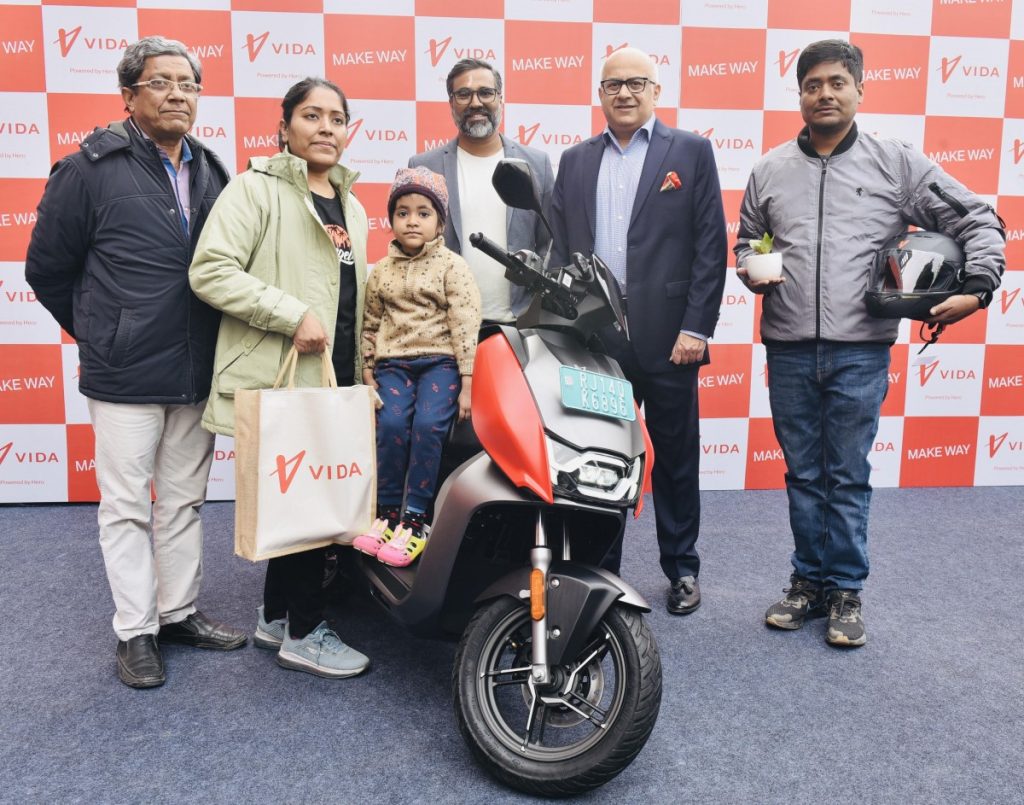 Hero Vida V1 electric scooter deliveries begin in Jaipur