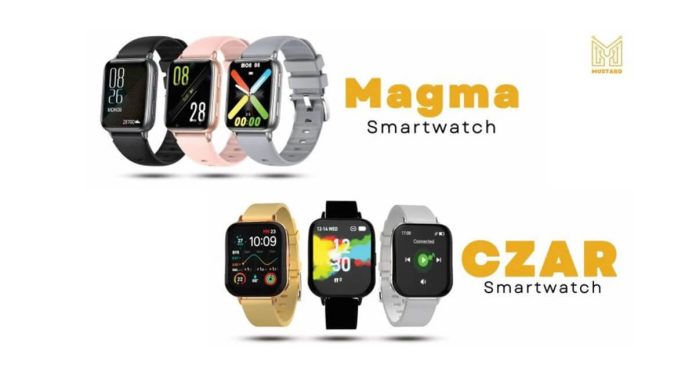 Mustard Magma Czar smartwatch launched in india