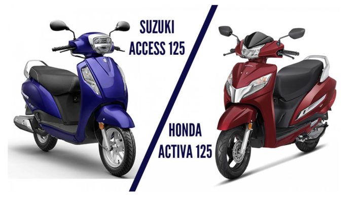 Honda Activa 125 vs Suzuki Access 125 Compared