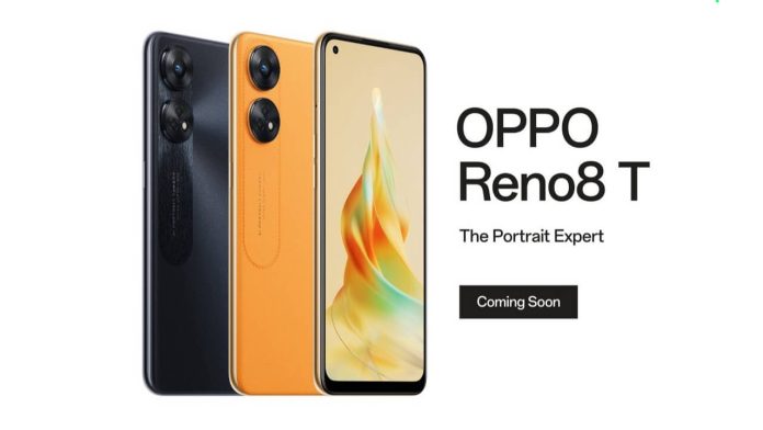 Oppo Reno 8T 4G Leaked Design