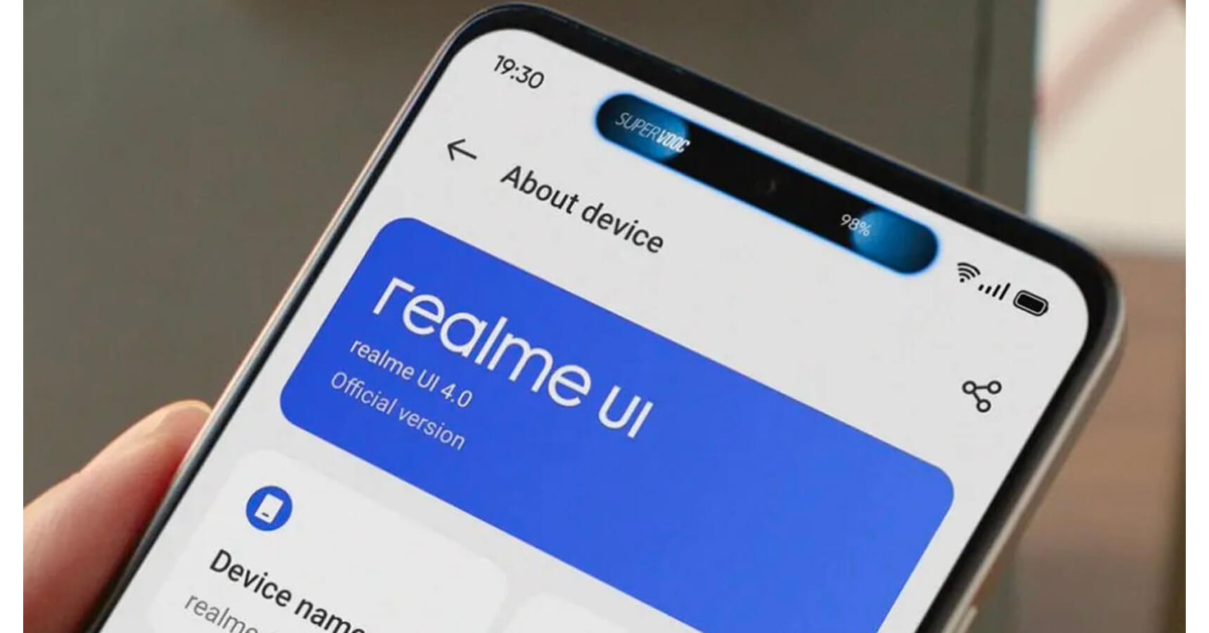 Realme C55 with iPhone Dynamic Island like feature