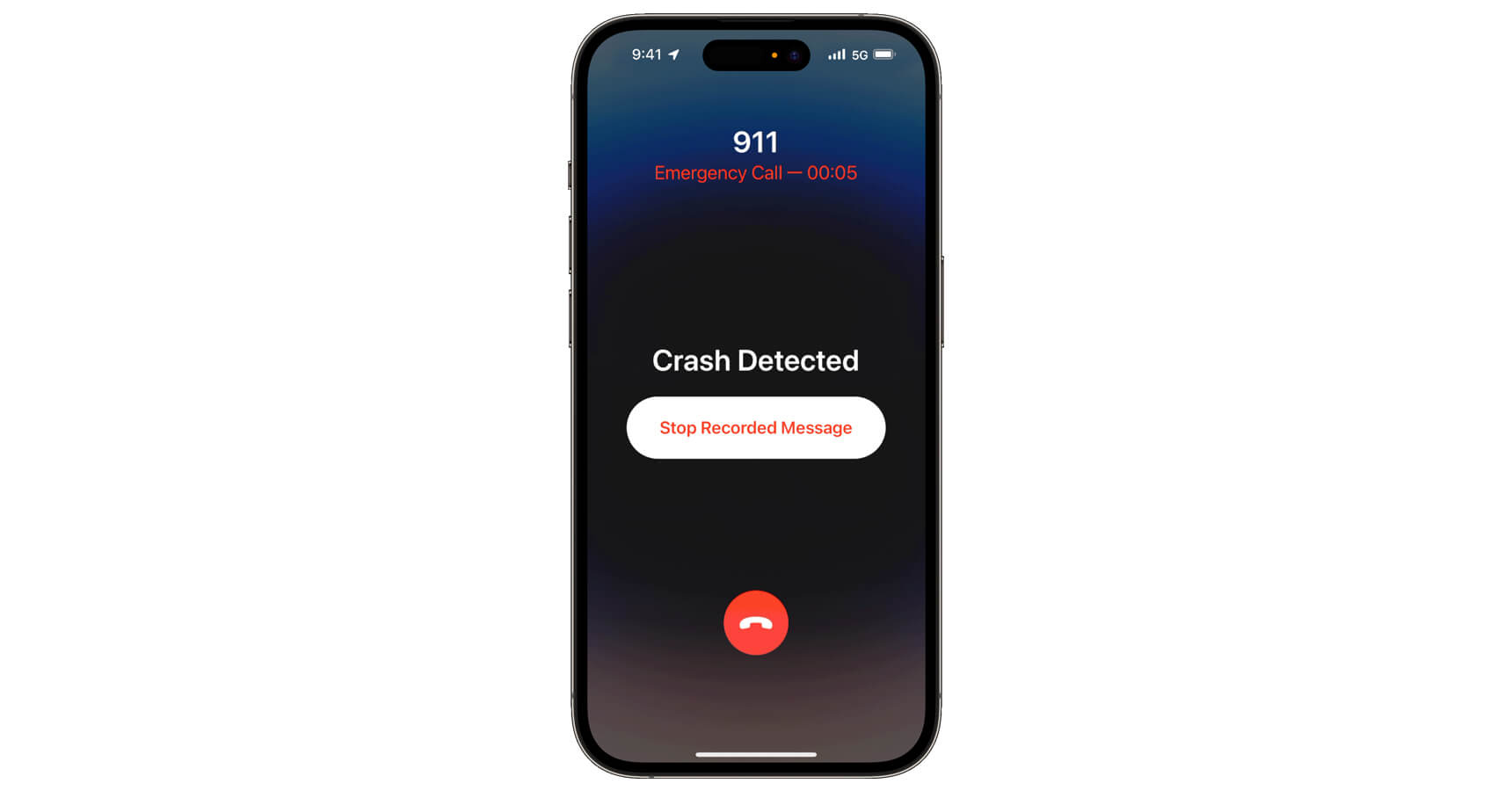 iPhone 14 Fake Crash Detection Message