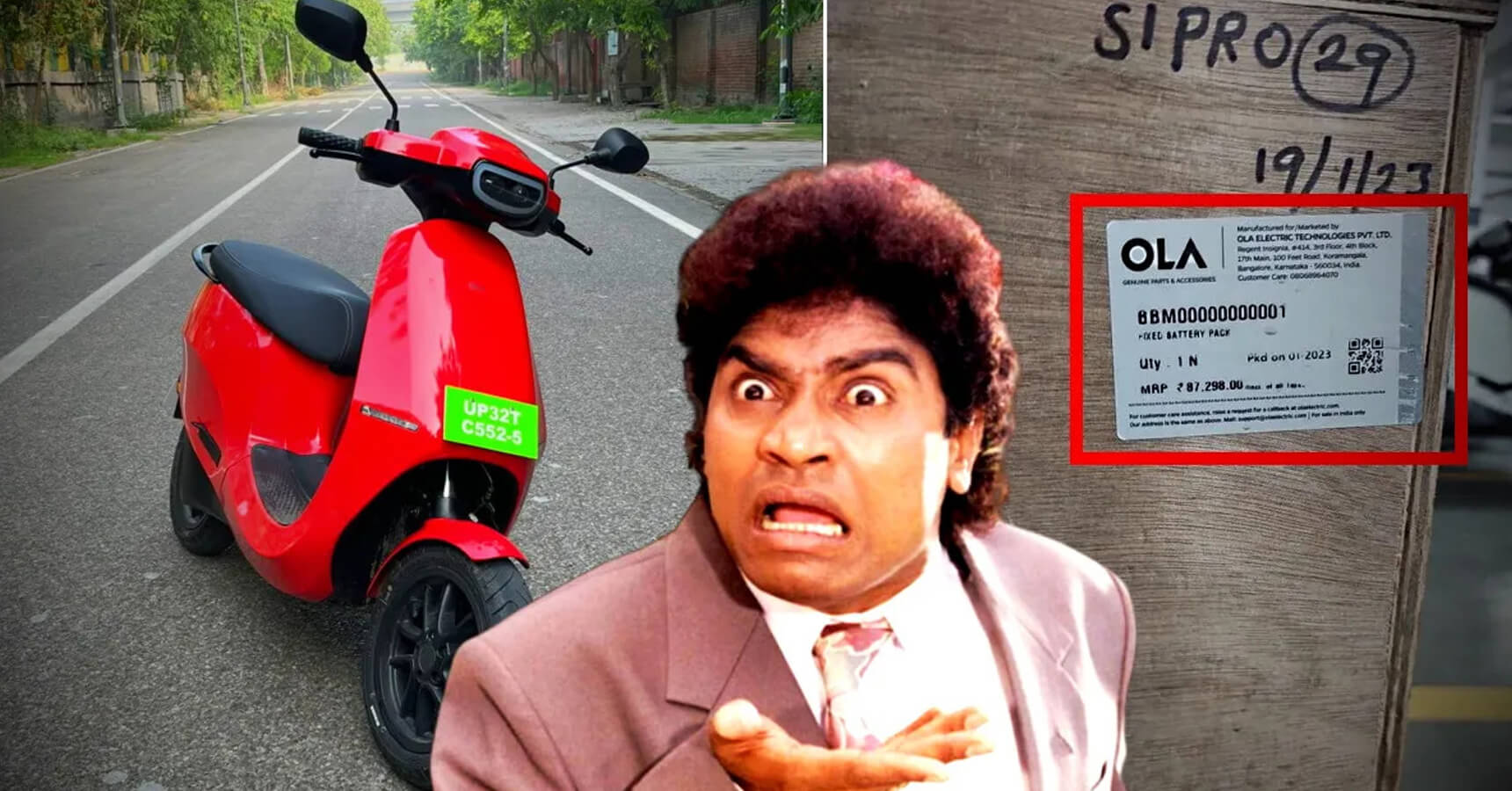 Ola S1 Pro E-Scooter Battery Cost