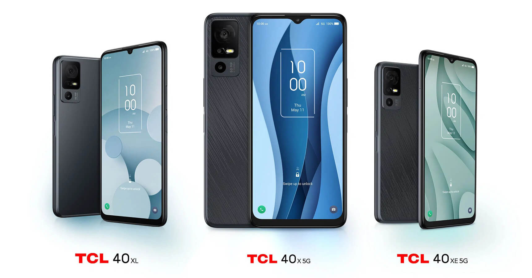 TCL 40 XL 40 XE 5G 40 X 5G Launched