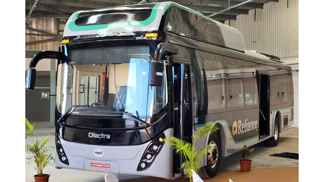 Olectra Greentech & Reliance together develops Hydrogen Bus
