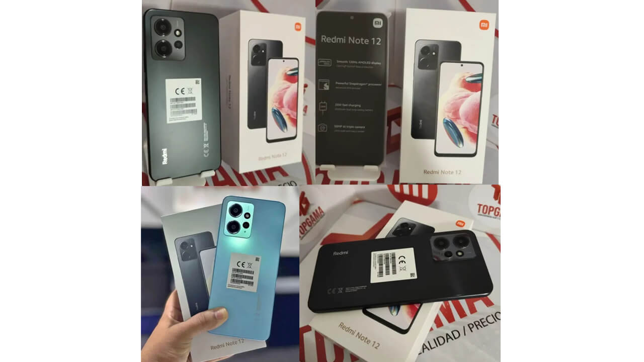 Redmi Note 12 live images leaked