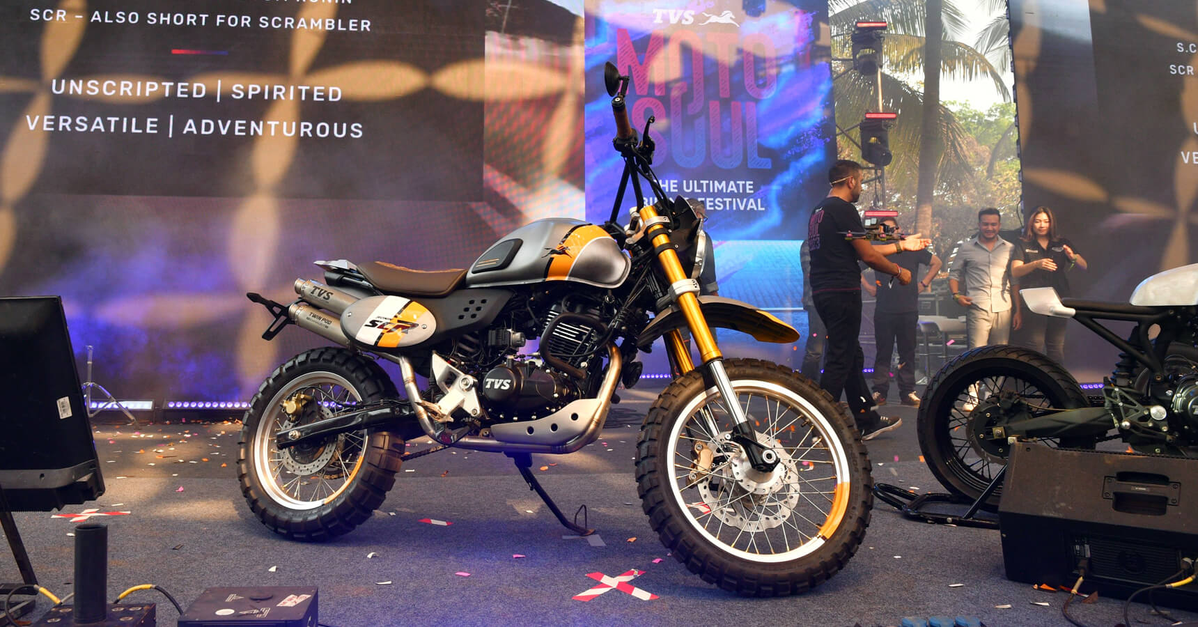 TVS showcases custom built Ronin Motorcycles