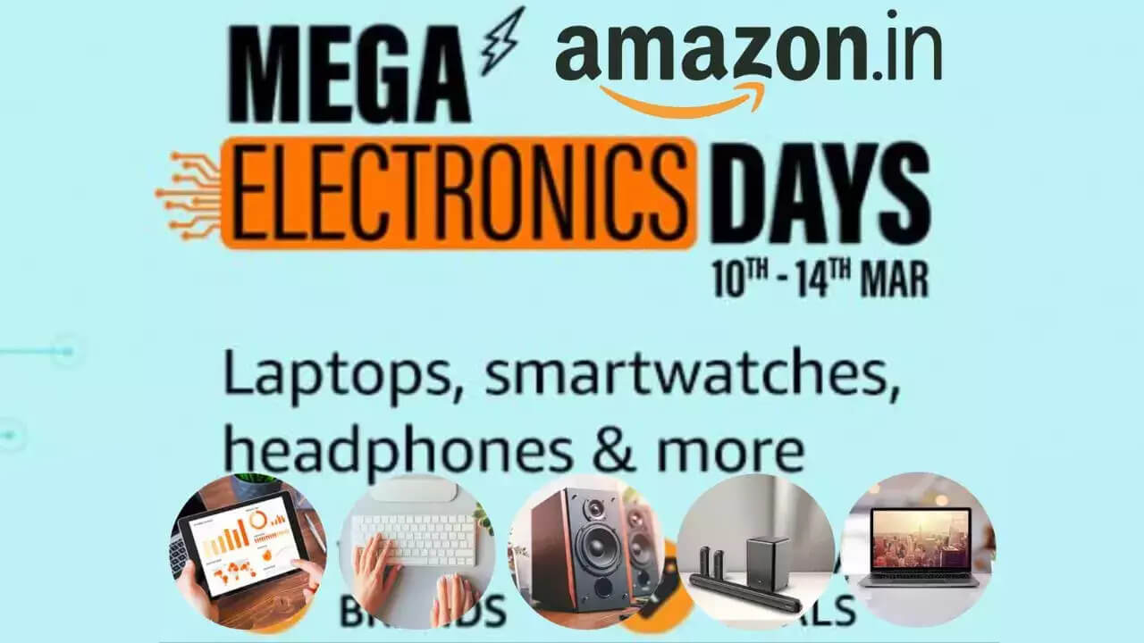 Amazon mega electronics days sale live