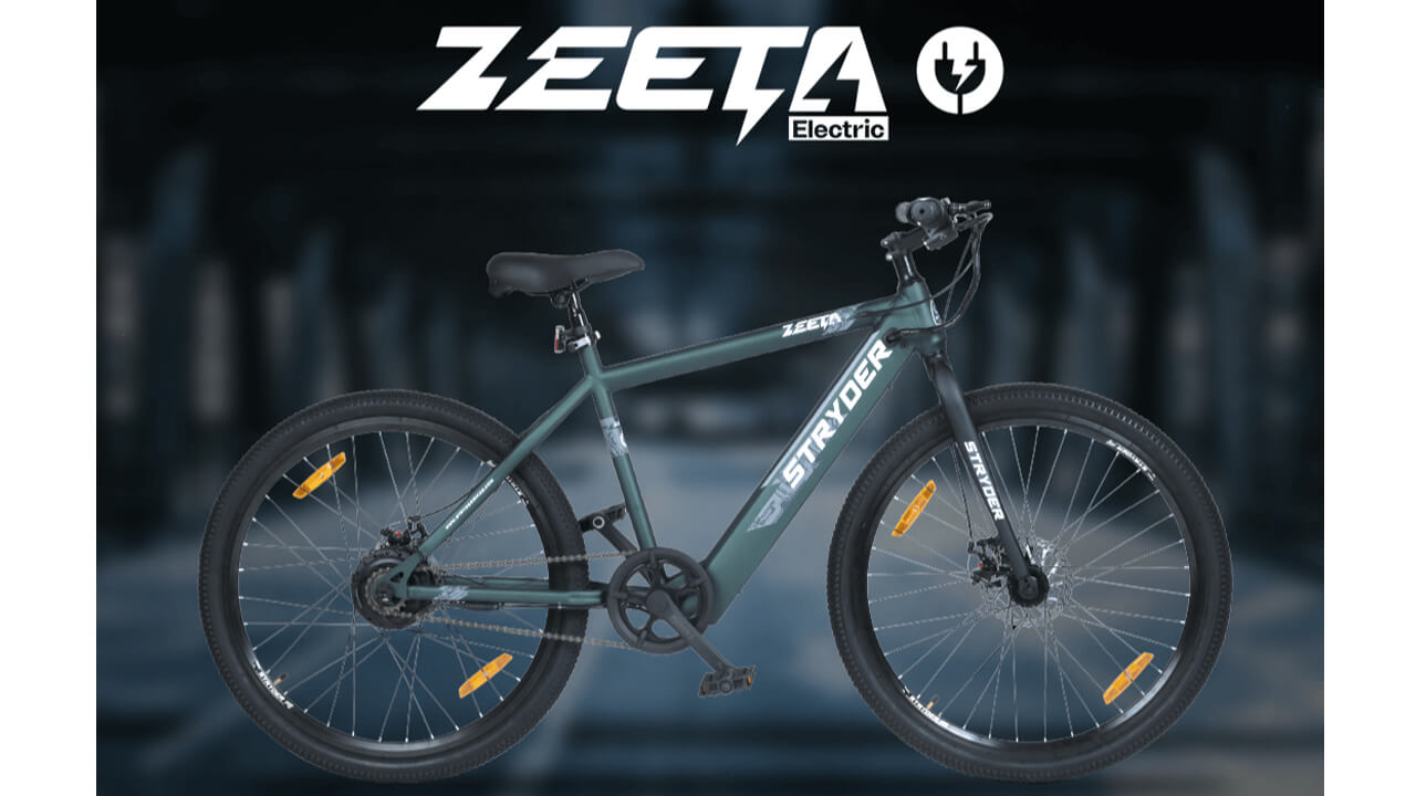 Stryder Zeeta Electric Cycle Launched in India