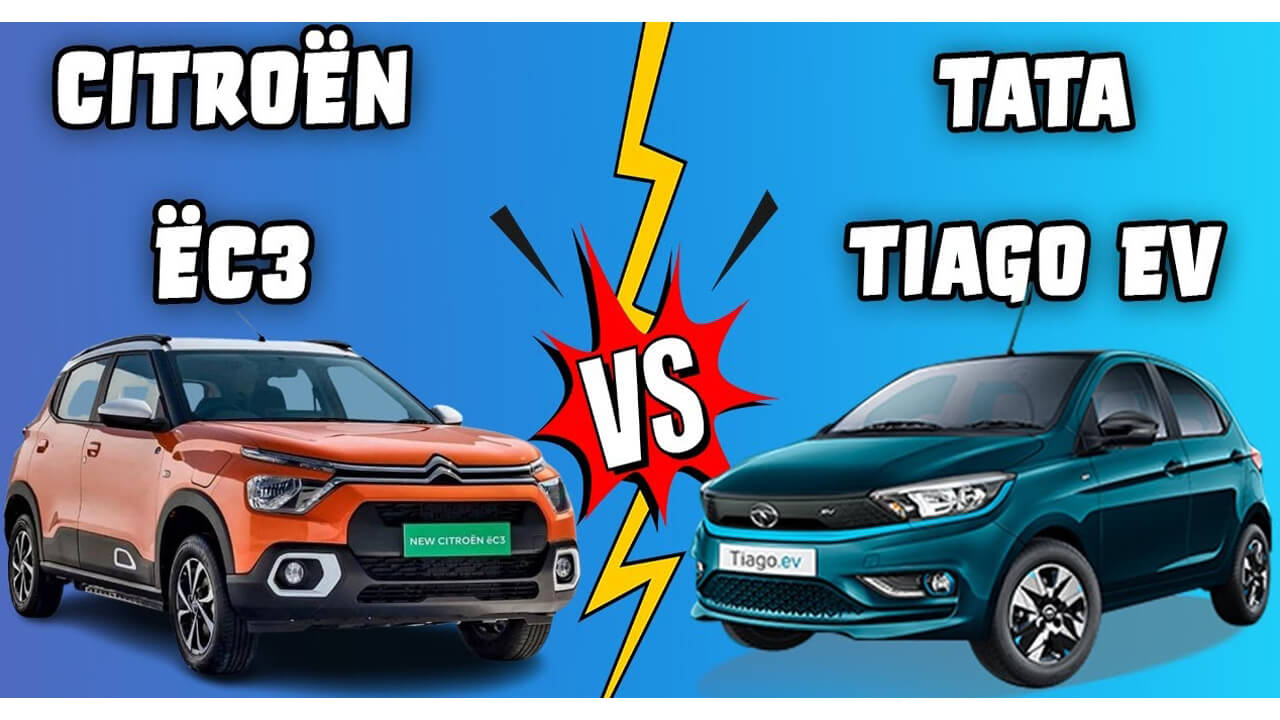 Tata Tiago EV vs Citroen eC3 Compared