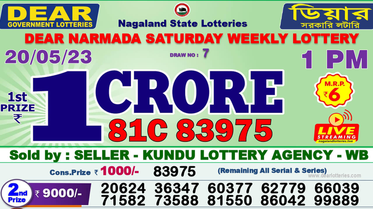Dear Lottery Sambad Result 20.5.2023 1pm 6pm 8pm: ডিয়ার লটারি সংবাদ রেজাল্ট ২০ তারিখ