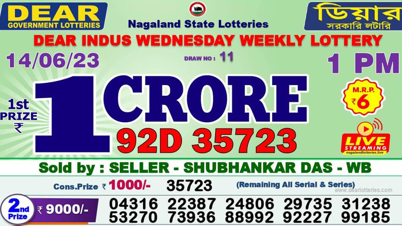 Lottery Sambad Result 14.6.2023 1pm 6pm 8pm: ডিয়ার লটারি সংবাদ রেজাল্ট ১৪ তারিখ