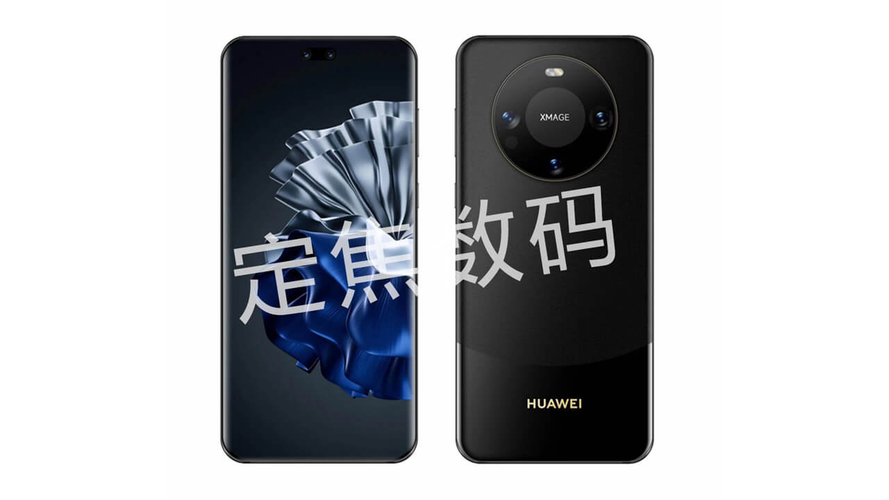 Huawei mate 60 leaked render reveals design ahead of launch