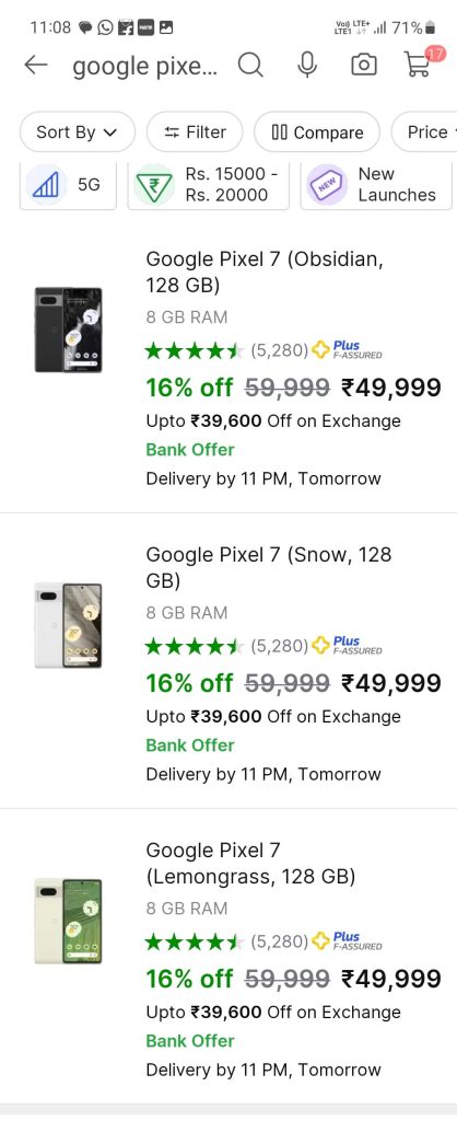 Google-Pixel-7 7000-Rs-Now-Check-Best-Discount-Of-Flipkart