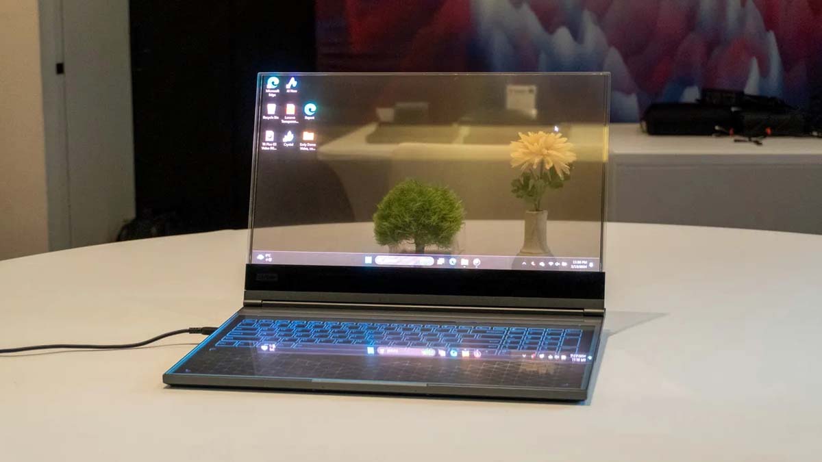 Lenovo ThinkBook Transparent Display Laptop Concept: এপার ওপার দেখা যাবে, লেনোভো আনল ট্রান্সপারেন্ট ডিসপ্লের ল্যাপটপ