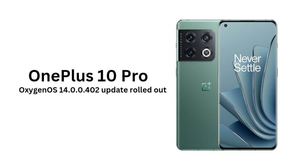 OnePlus Smartphone OxygenOS Update