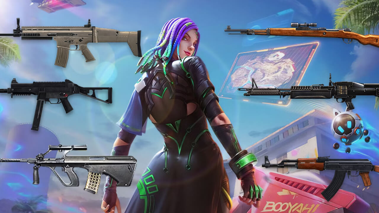 Garena free fire best guns list Weapons to win all the games