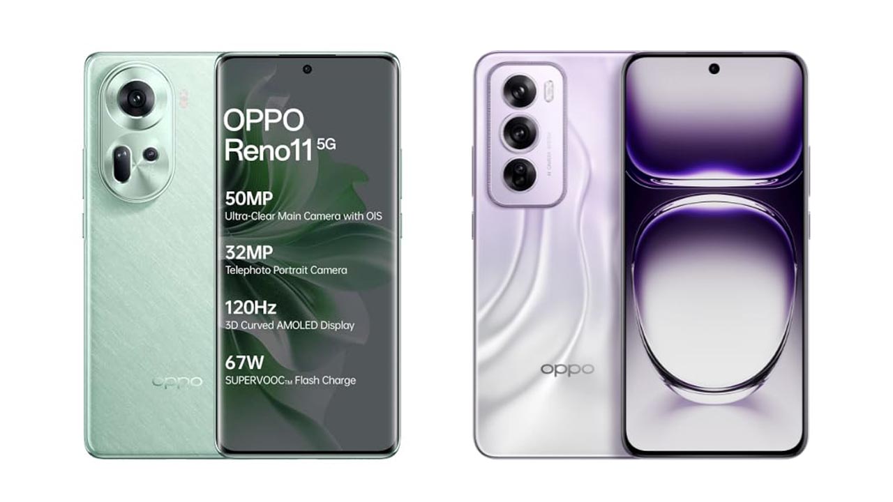 Oppo Reno 12 vs Oppo Reno 11 Price Specs and Features Compared