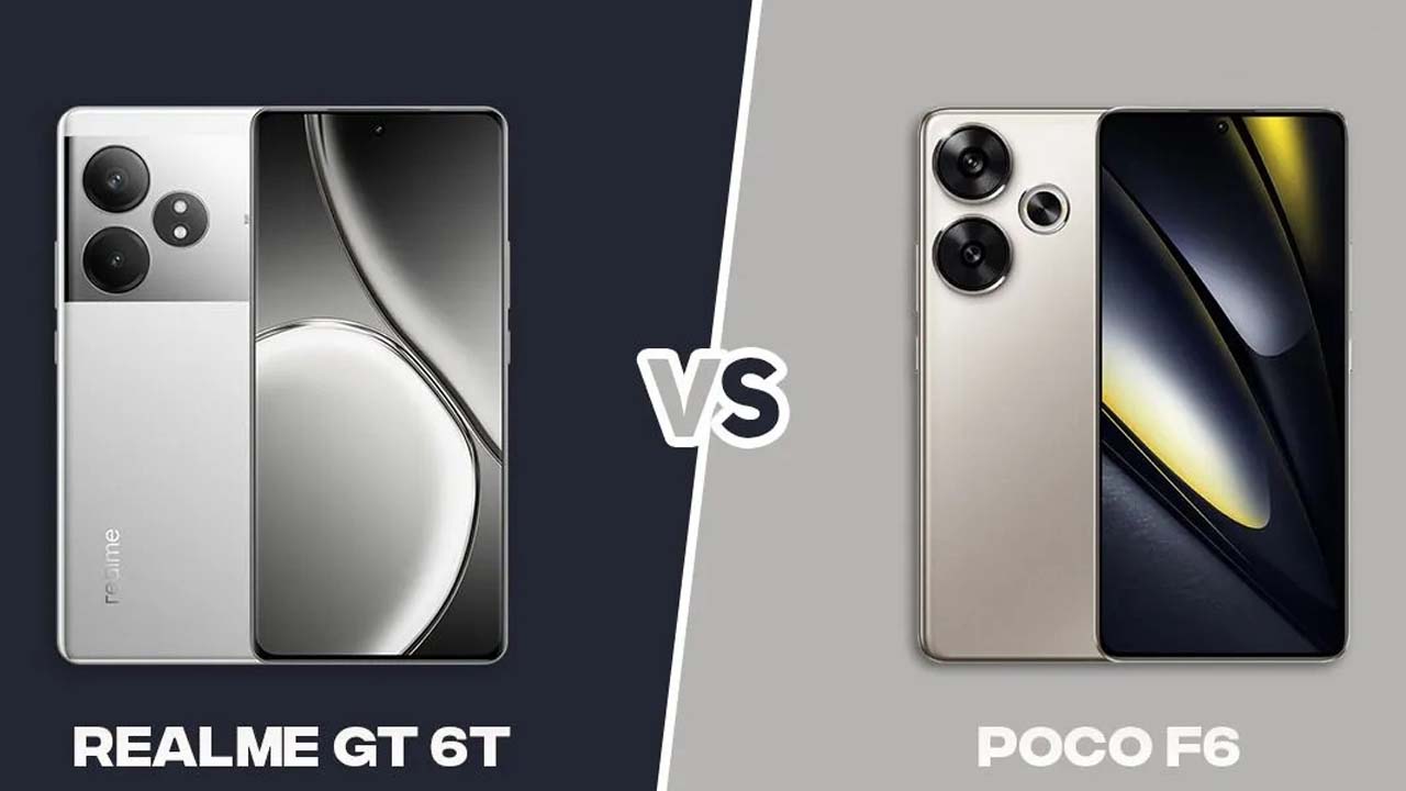 Poco F6 vs realme Gt 6T Smartphones comparison price features difference