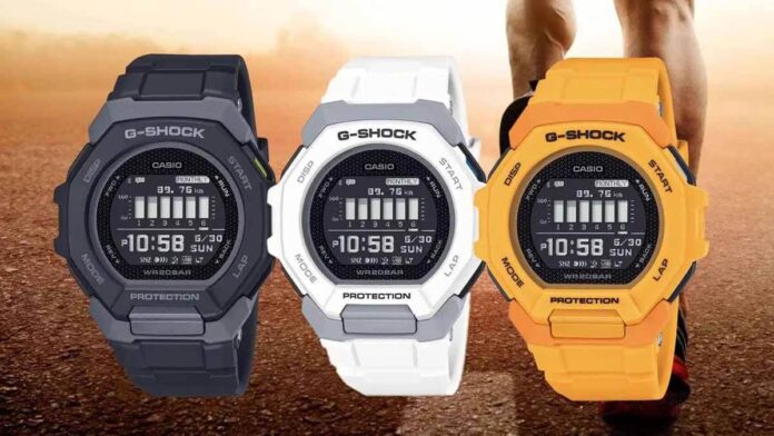 casio g shock gbd 300 smartwatch with two years of battery life launched