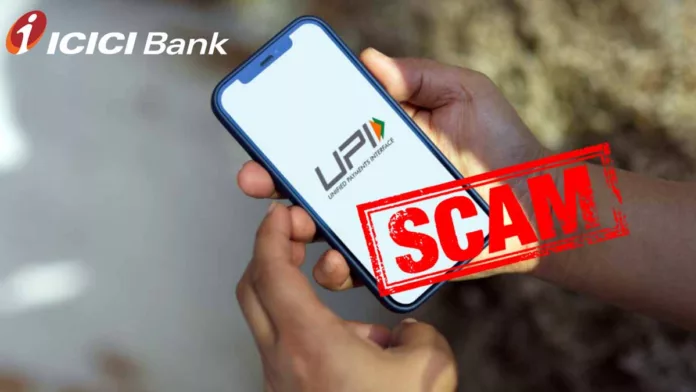 icici bank warns about fake upi payment warning with customers