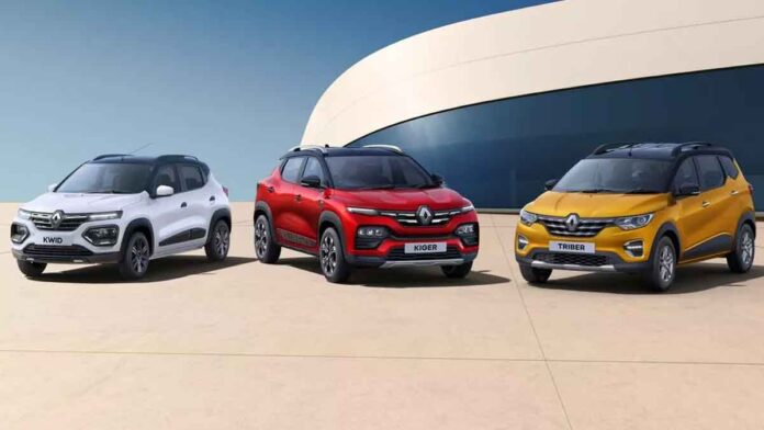 Renault Kwid Triber Kiger Available with Discounts Up to RS 45000 in June 2024