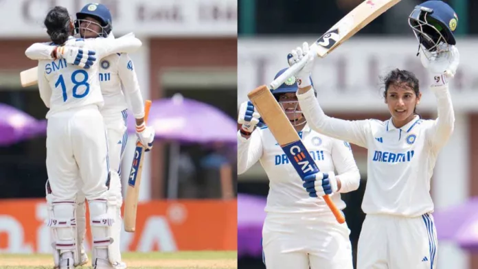 Shefali Verma and Smriti Mandhana score hundred for India on Test match vs South Africa break a 90-year-old record