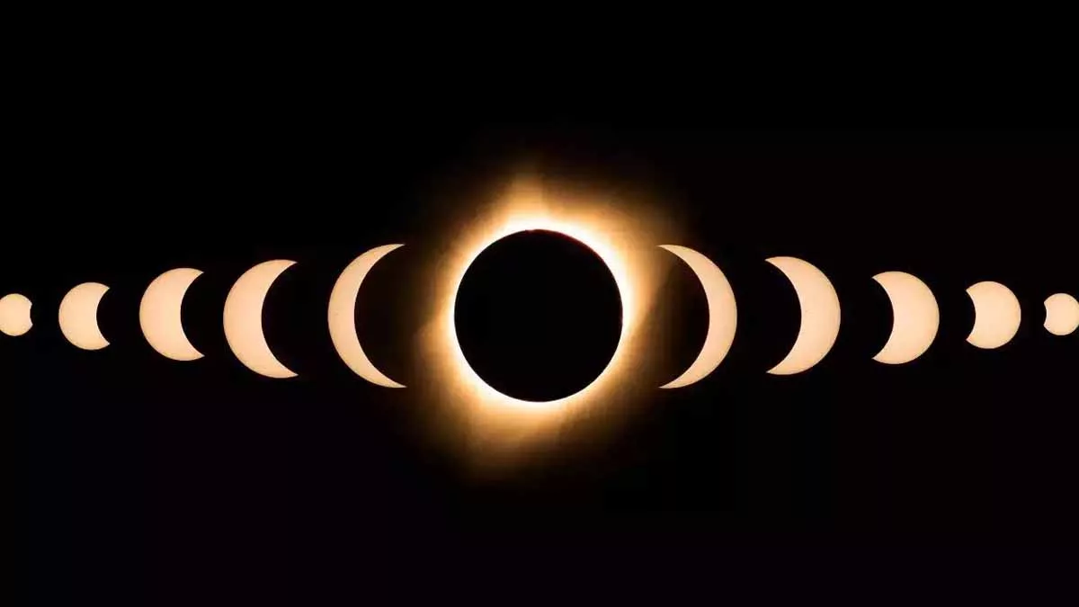 Solar eclipse surya grahan 2024 date and time in india ring of fire timing when solar eclipse in 2024