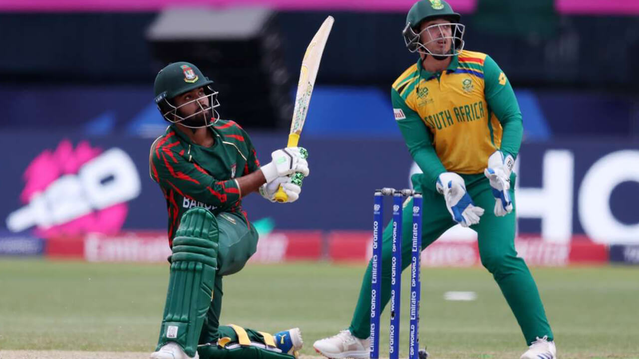 South Africa beat Bangladesh by 4 runs another thriller match at new york icc t20 world cup 2024