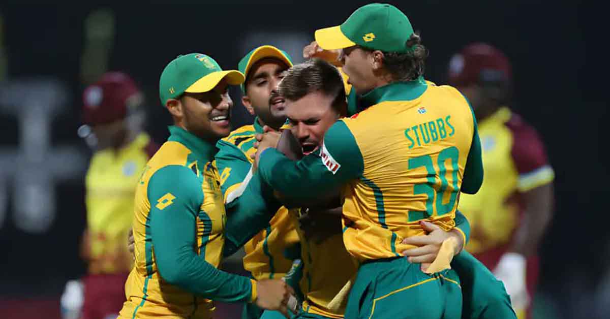 South Africa booked their place in T20 World Cup 2024 semifinal after defeating West Indies by three wickets