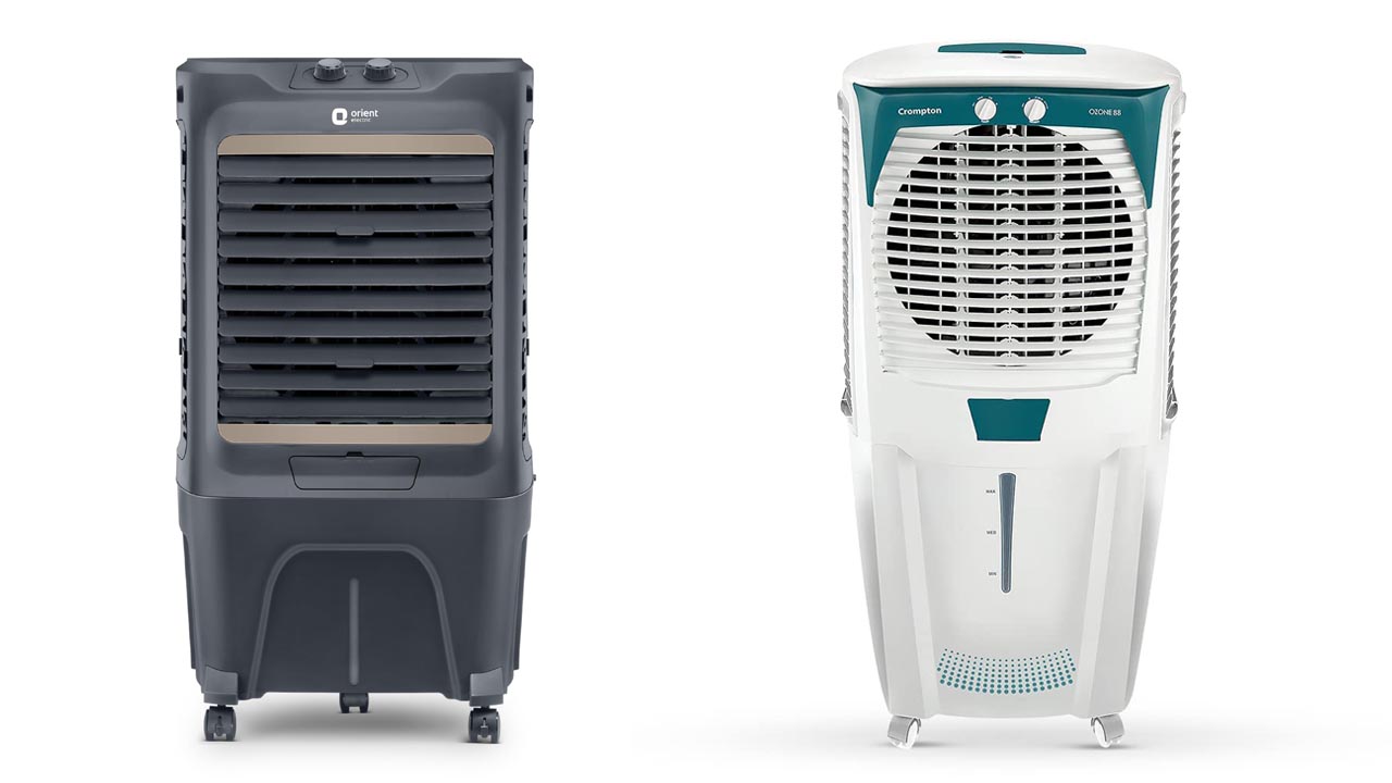 These 2 air coolers available in amazon huge discount buy and get rid of this weather