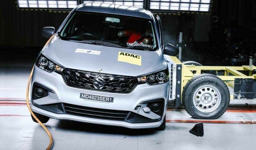 Made In India Maruti Suzuki Ertiga Scores 1 Star In Global Ncap Crash Tests