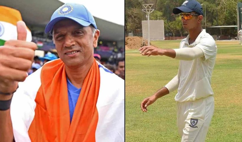 Rahul Dravid Son Samit Dravid Set To Play Maharaja Trophy His Auction Price Was 50000 Rupees