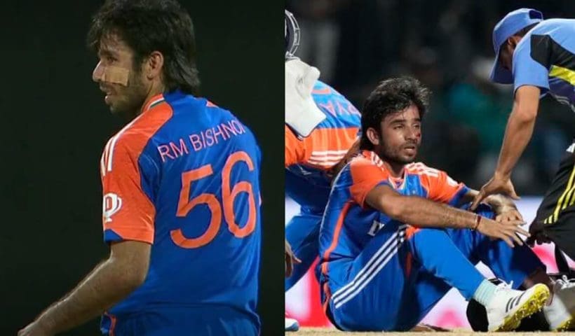 Ravi Bishnoi Indian Spinner Badly Injured In Face 1St T20I Against Srilanka