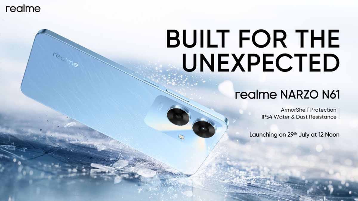 Realme Narzo N61 India Launch Date Color Options Key Specs Announced